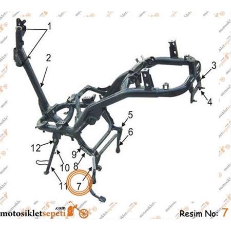 Alt Sehpa Yayı - Kuba KM100T-9 - KB150T-B(HASAT)