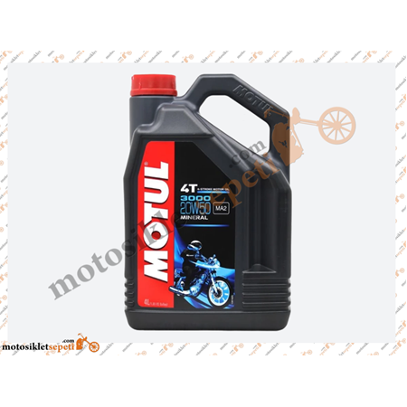 Motul 3000 20W-50 4T Motor Yağı 4 LT